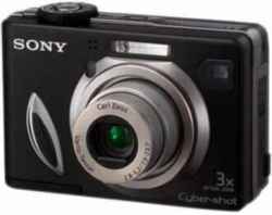 Sony Cyber-shot DSC-W7/B Digital Camera picture
